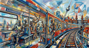 Abstract Robots on Berlin Train